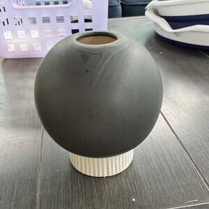 Modern Black Ceramic Vase
